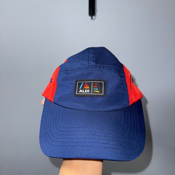 Aldi Gear Blue and Red Men's Cap One Size NWOT - Picture 1 of 6